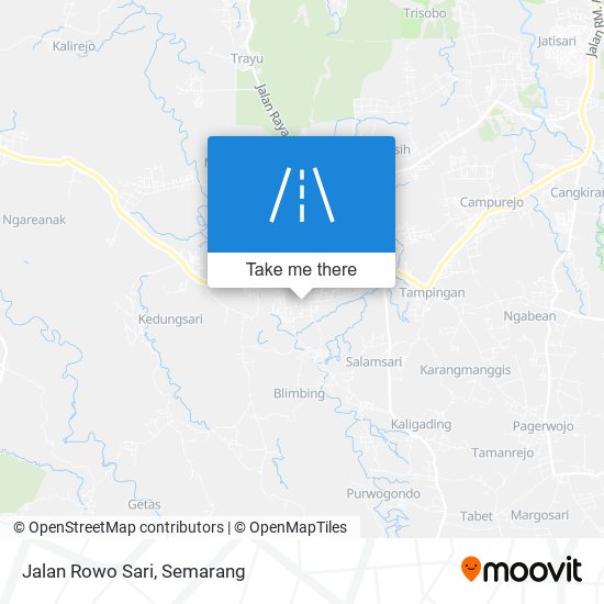 Jalan Rowo Sari map