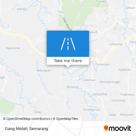 Gang Melati map