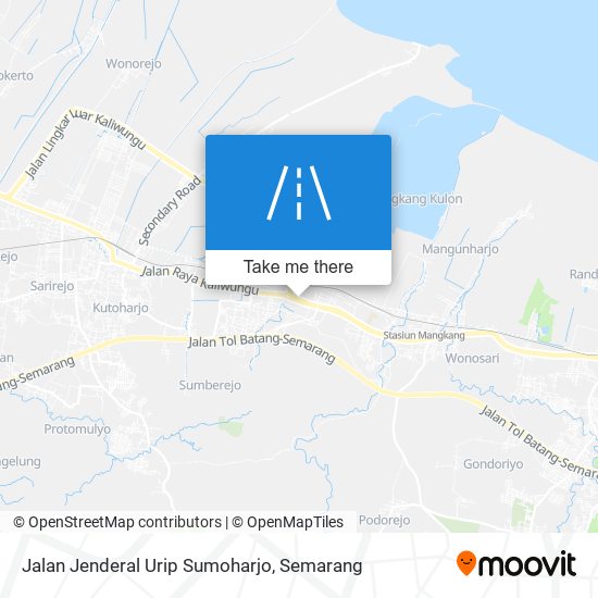 Jalan Jenderal Urip Sumoharjo map