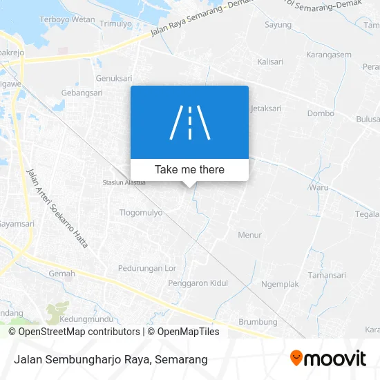 Jalan Sembungharjo Raya map