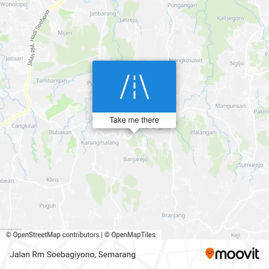 Jalan Rm Soebagiyono map