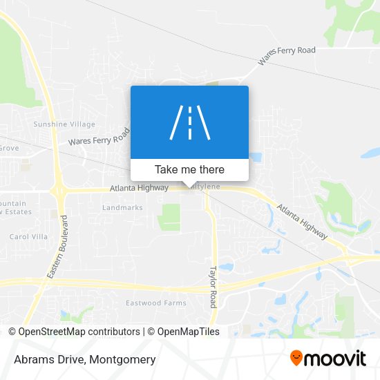 Mapa de Abrams Drive
