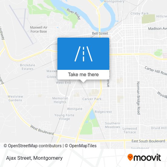 Ajax Street map