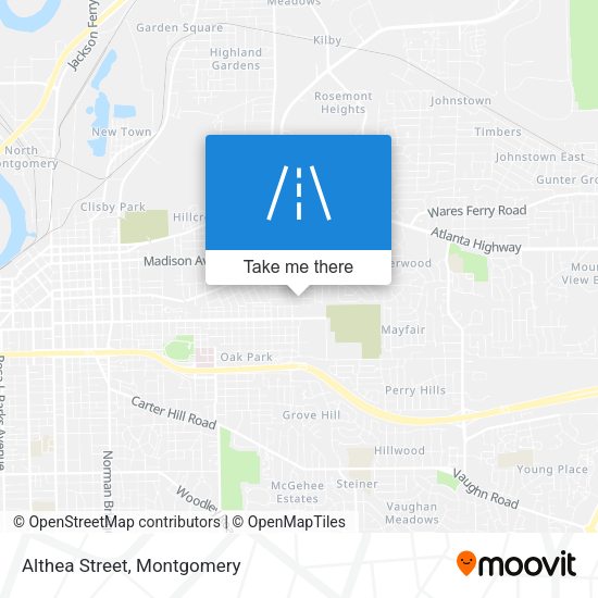 Mapa de Althea Street