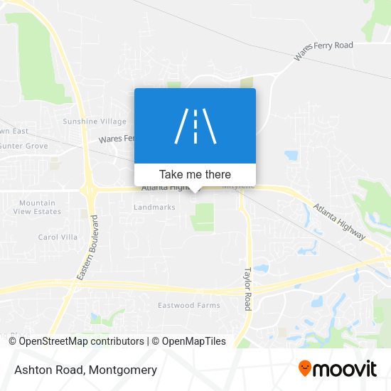 Mapa de Ashton Road
