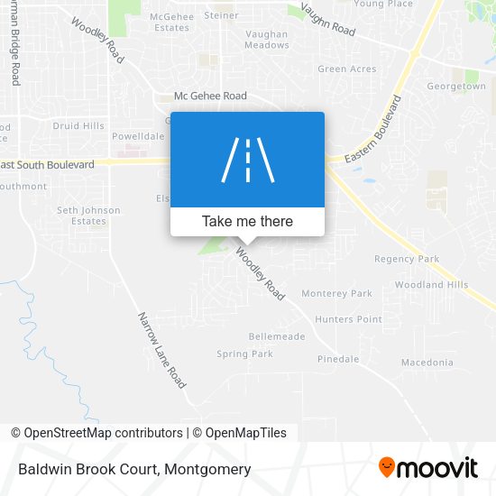 Baldwin Brook Court map