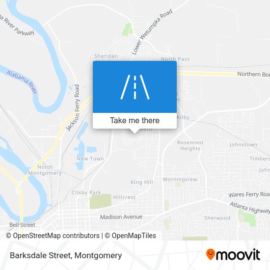 Barksdale Street map