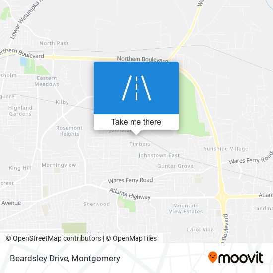 Mapa de Beardsley Drive