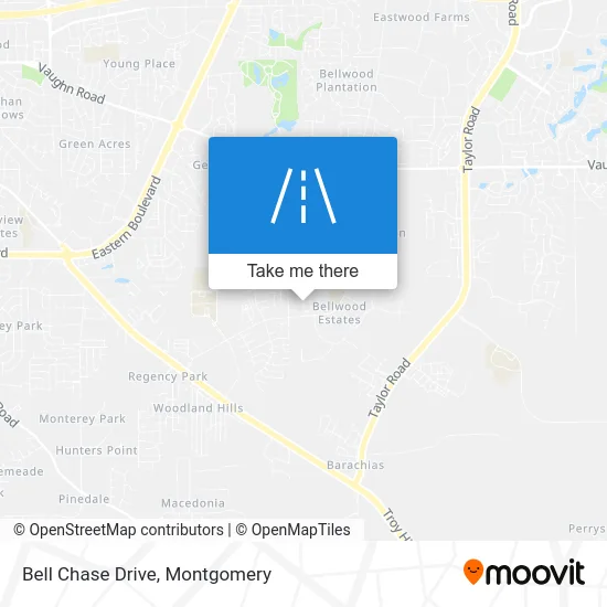 Bell Chase Drive map