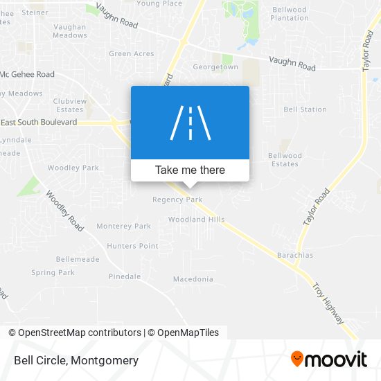 Bell Circle map