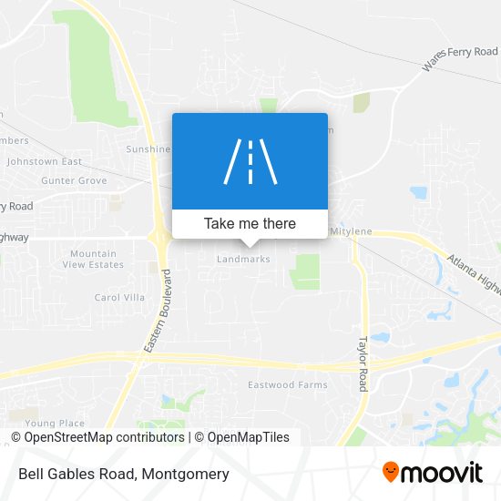 Mapa de Bell Gables Road