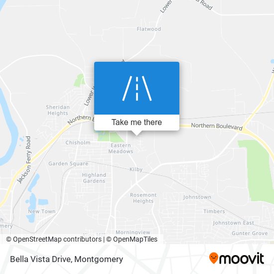 Bella Vista Drive map