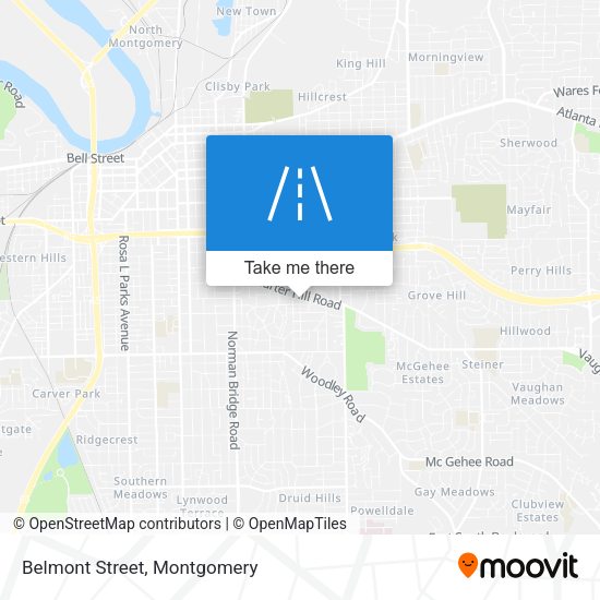 Mapa de Belmont Street