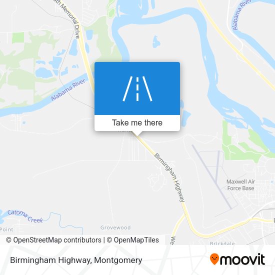 Birmingham Highway map
