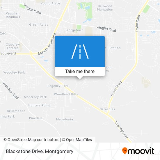 Blackstone Drive map