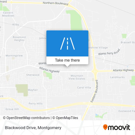 Blackwood Drive map