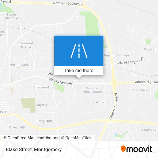 Mapa de Blake Street