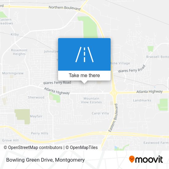Mapa de Bowling Green Drive
