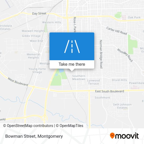 Mapa de Bowman Street