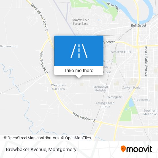 Brewbaker Avenue map