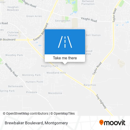 Brewbaker Boulevard map
