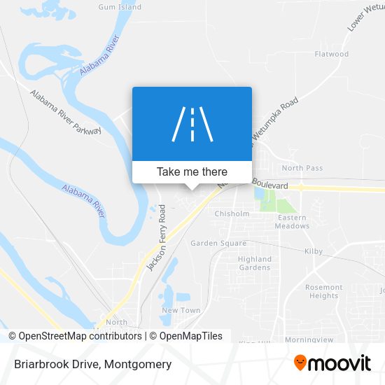Mapa de Briarbrook Drive