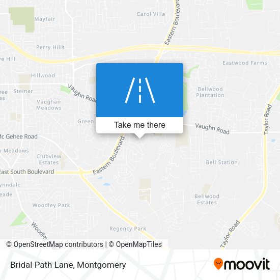Bridal Path Lane map