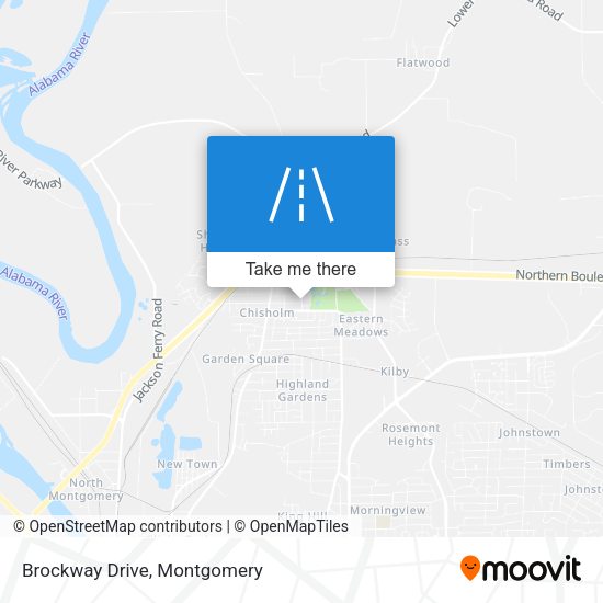 Brockway Drive map