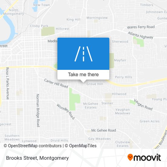 Mapa de Brooks Street