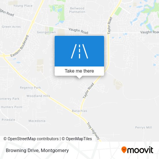 Mapa de Browning Drive
