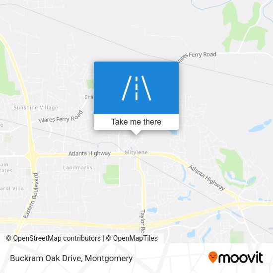 Buckram Oak Drive map