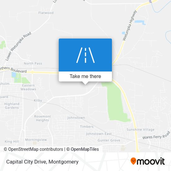 Capital City Drive map