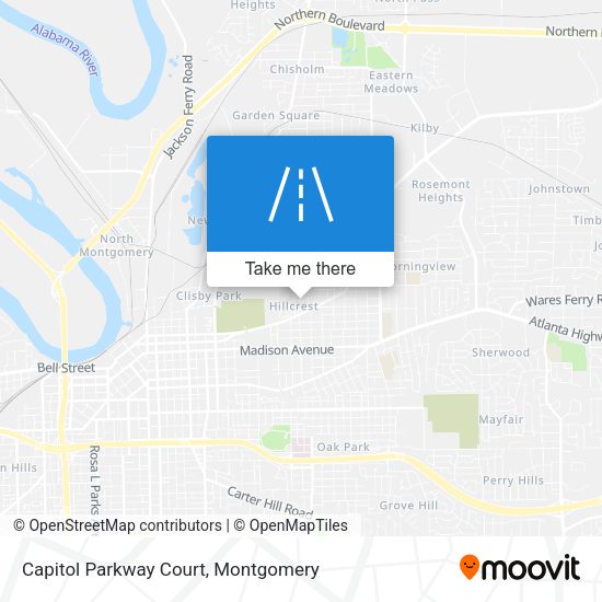 Mapa de Capitol Parkway Court