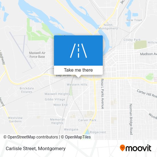 Carlisle Street map