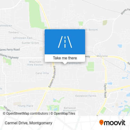 Mapa de Carmel Drive
