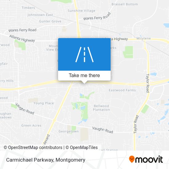 Carmichael Parkway map