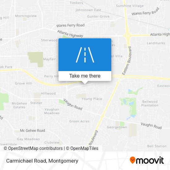 Mapa de Carmichael Road