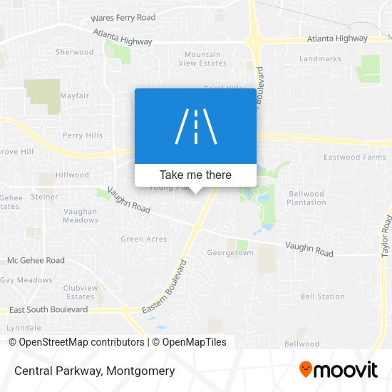 Mapa de Central Parkway