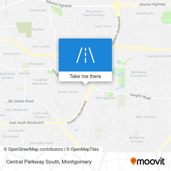 Central Parkway South map