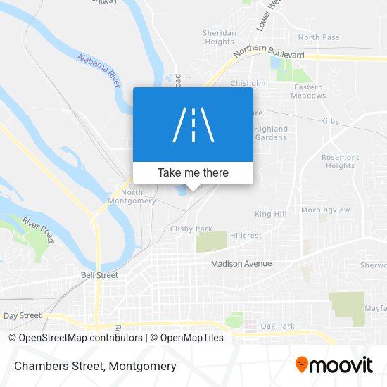 Chambers Street map