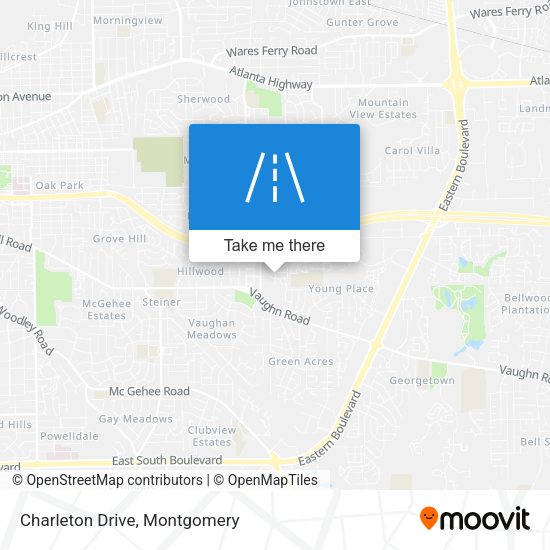 Charleton Drive map