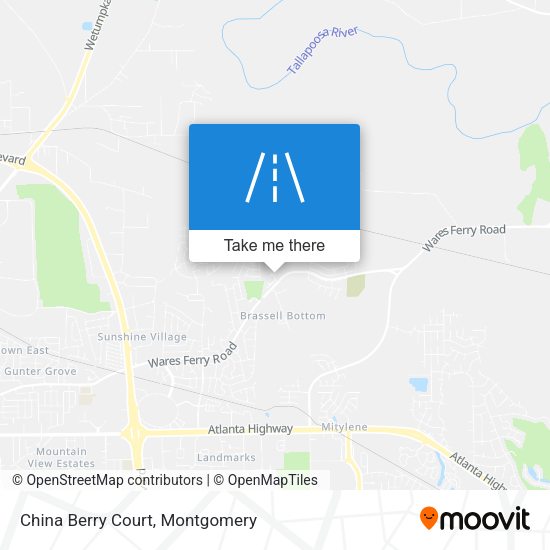 China Berry Court map