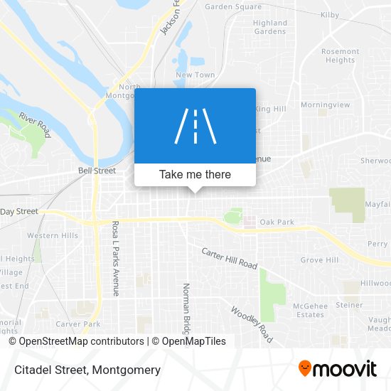 Mapa de Citadel Street