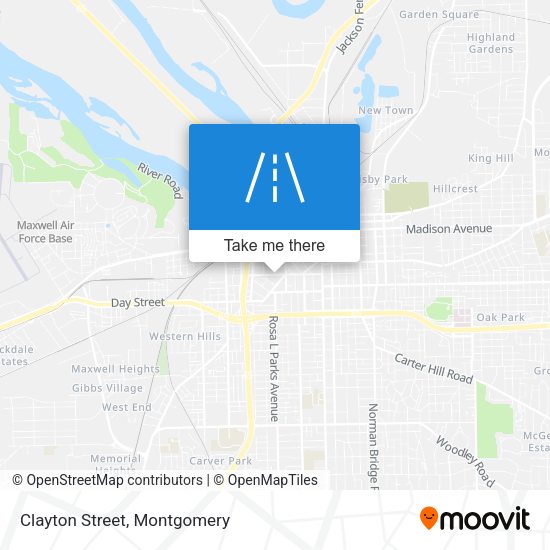 Mapa de Clayton Street