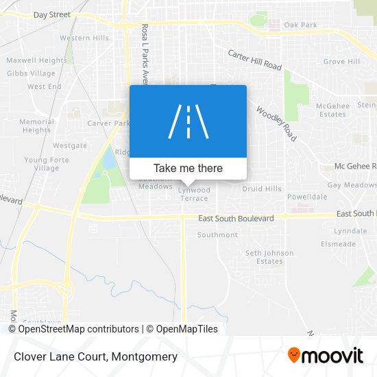 Mapa de Clover Lane Court