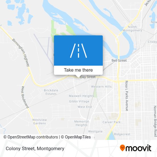 Mapa de Colony Street