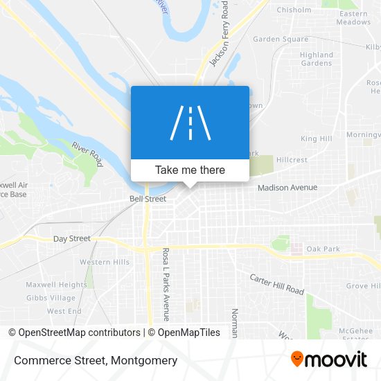 Mapa de Commerce Street