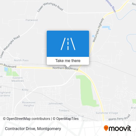 Contractor Drive map
