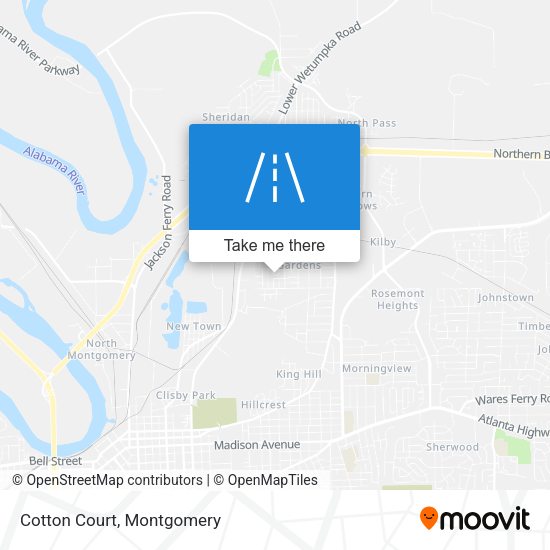 Mapa de Cotton Court