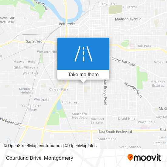 Courtland Drive map